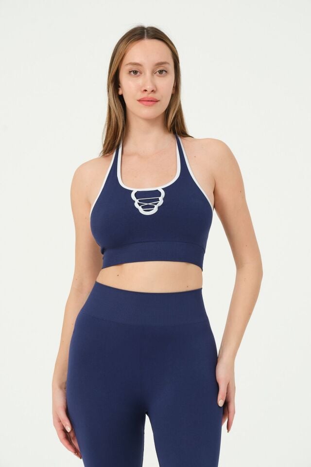 Boyundan Geçirmeli Crop Top Seamless