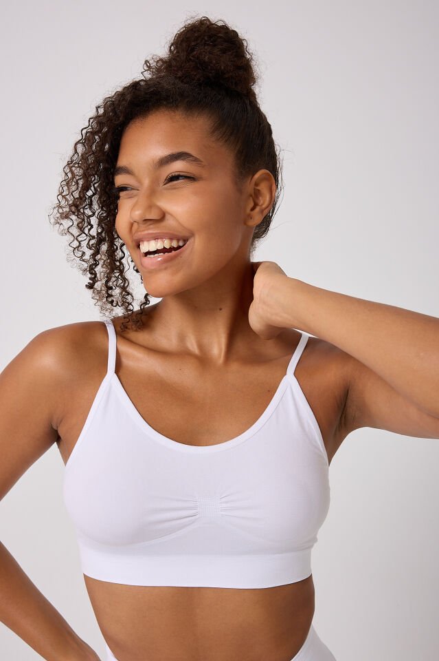 3'lü ince askılı büstiyer