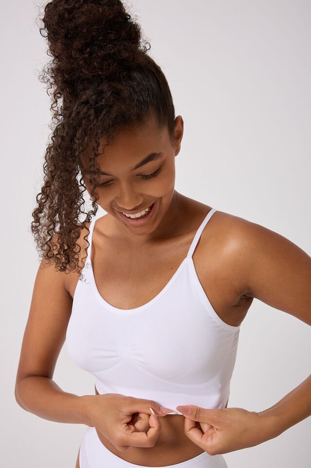 3'lü ince askılı büstiyer