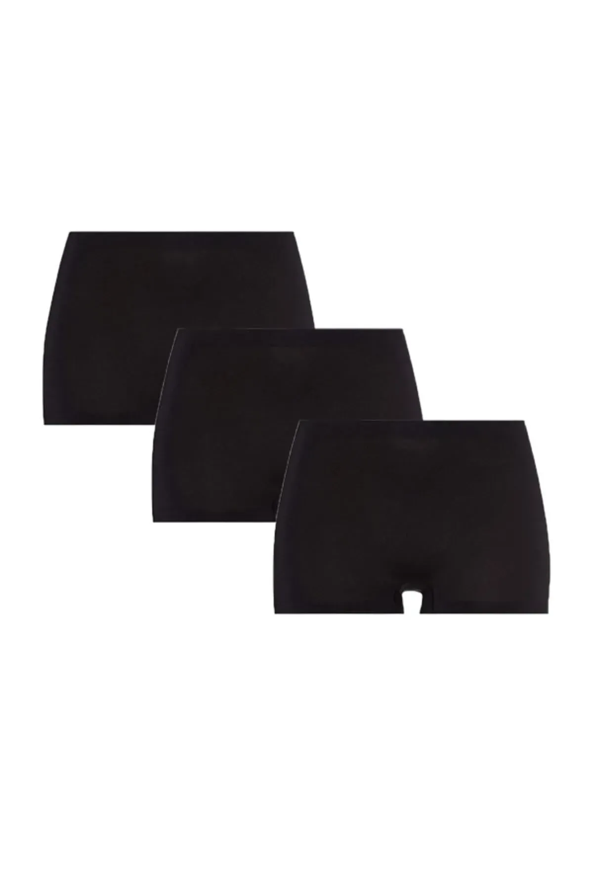 3'lü kadın seamless boxer
