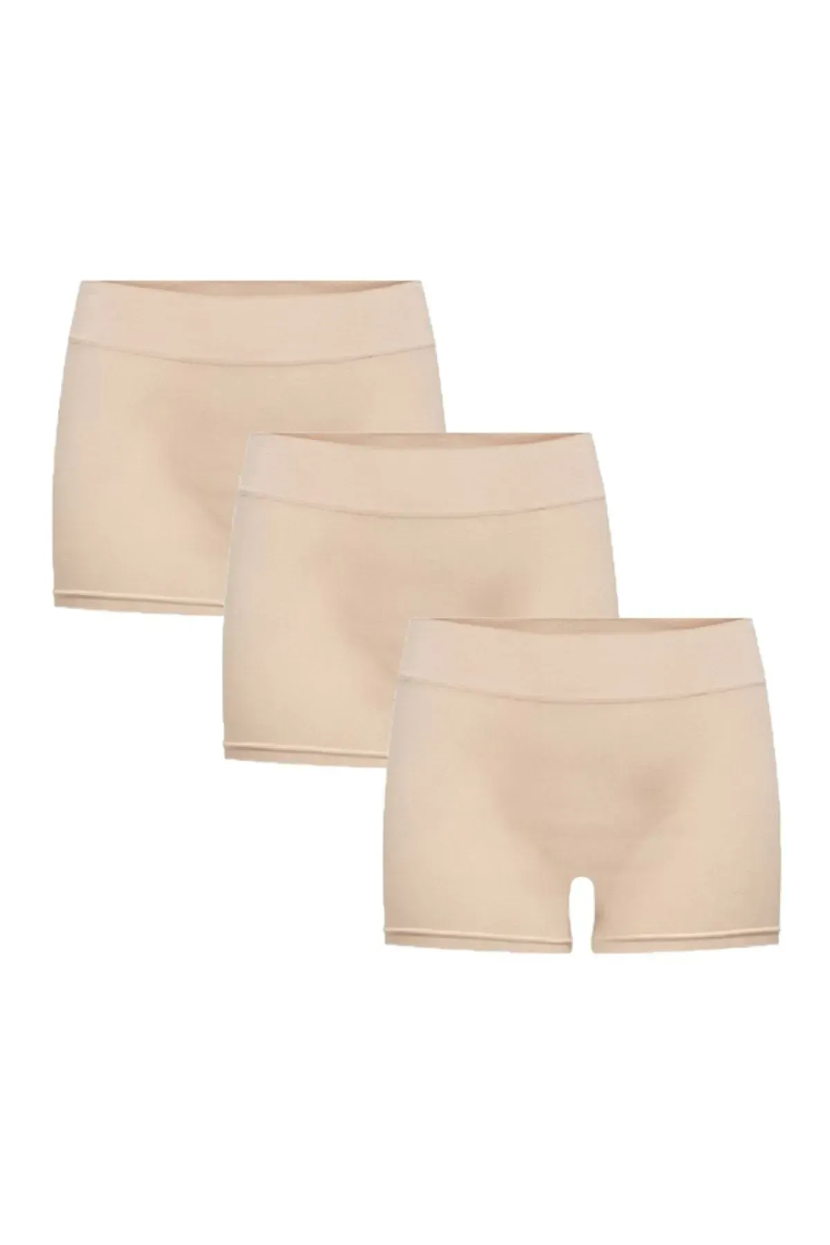 3'lü kadın seamless boxer