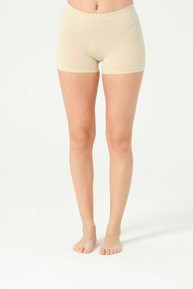 3'lü kadın seamless boxer