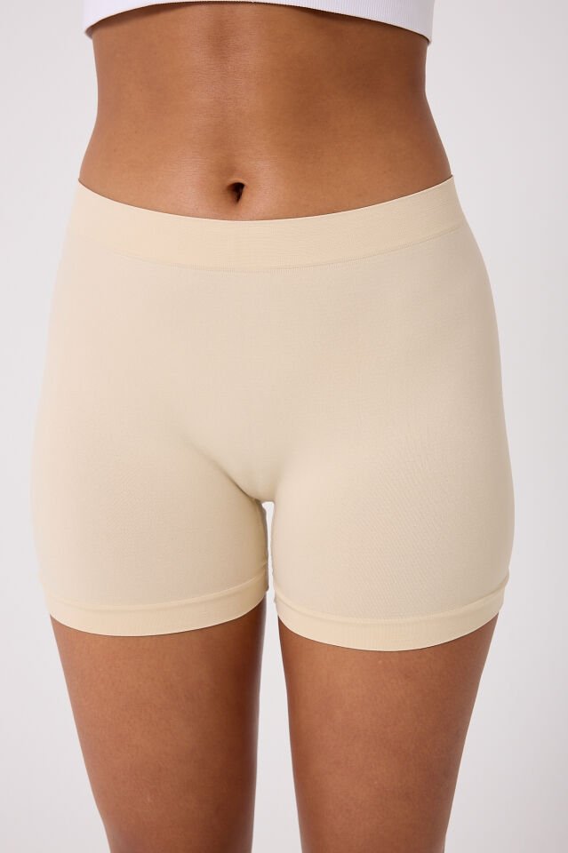 3'lü kadın seamless boxer