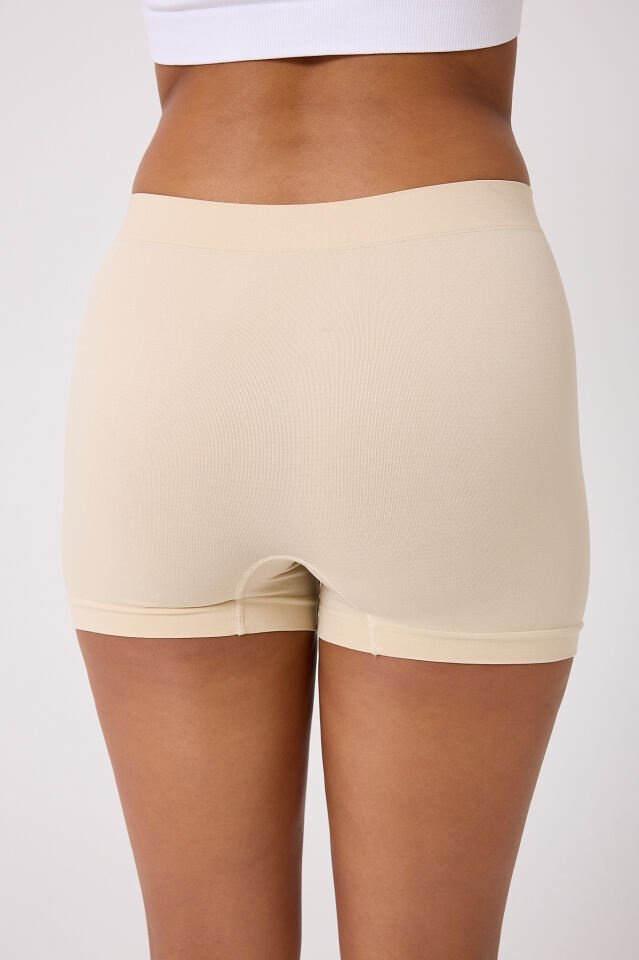 3'lü kadın seamless boxer