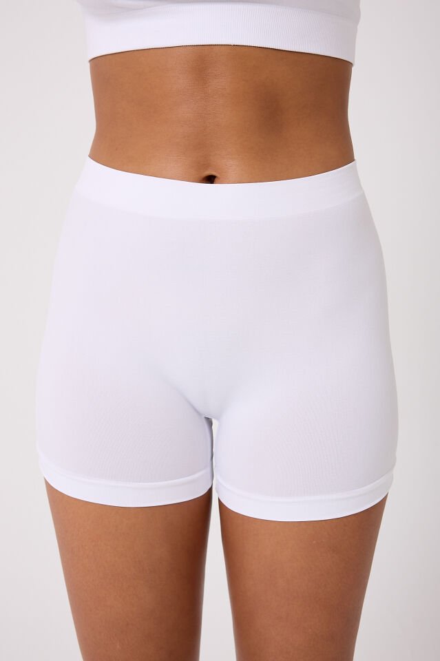 3'lü kadın seamless boxer
