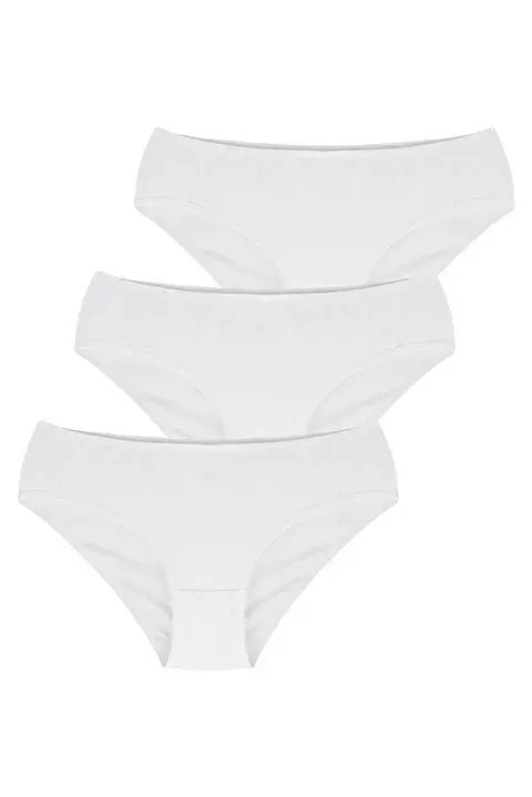 3'lü kadın slip külot