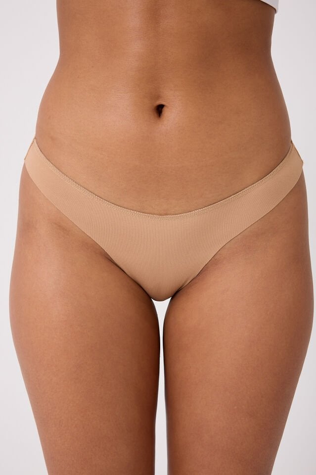3'lü Lazer Kesim String Tanga Hayalet Tanga