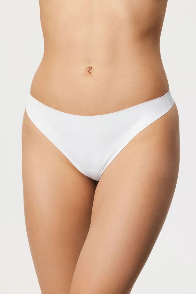3'lü Lazer Kesim String Tanga Hayalet Tanga