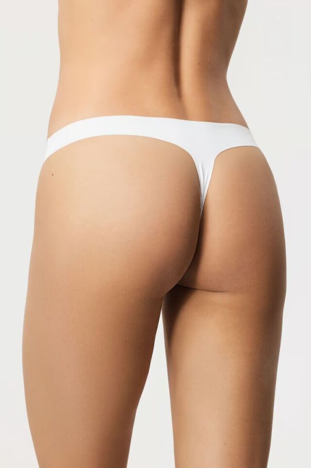 3'lü Lazer Kesim String Tanga Hayalet Tanga