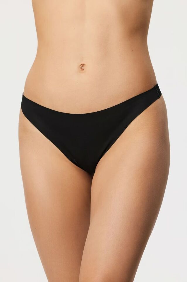 3'lü Lazer Kesim String Tanga Hayalet Tanga