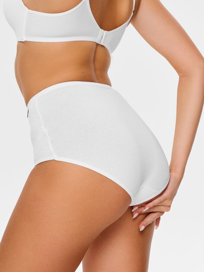 3'lü Lazer Kesim Yüksek Bel Bato Slip Külot Hayalet Külot