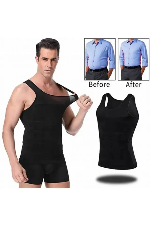 Toparlayıcı Şekillendirici Sıkılaştırıcı Erkek Korse Atlet Seamless