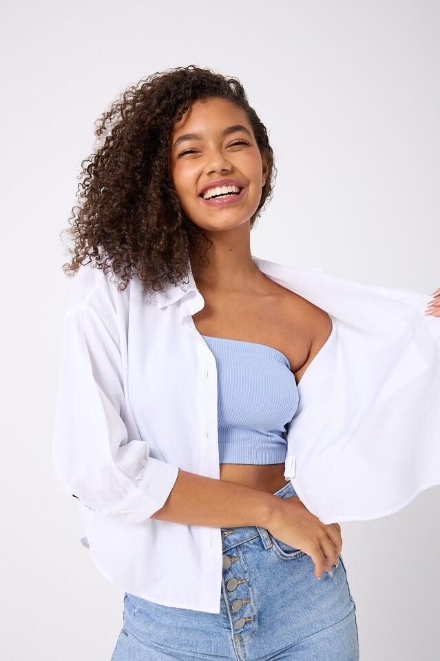 Straplez Crop Top