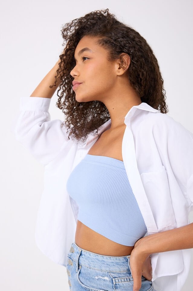 Straplez Crop Top