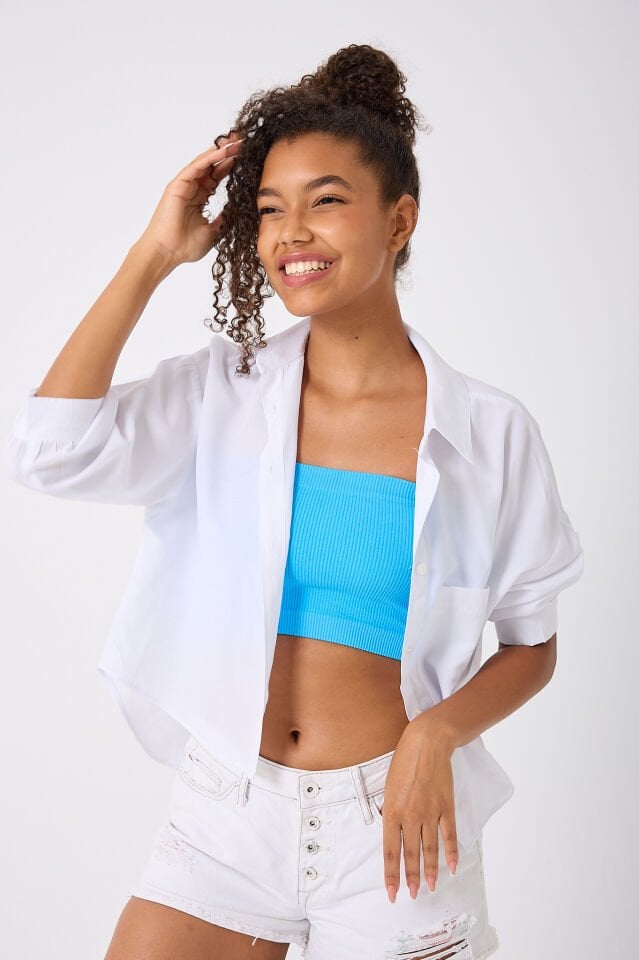 Straplez Crop Top