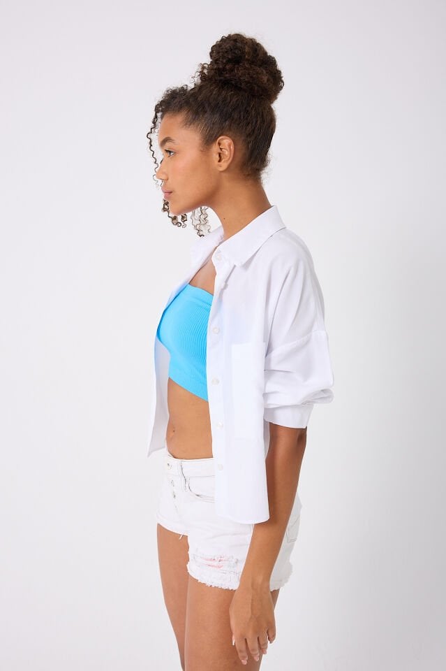 Straplez Crop Top