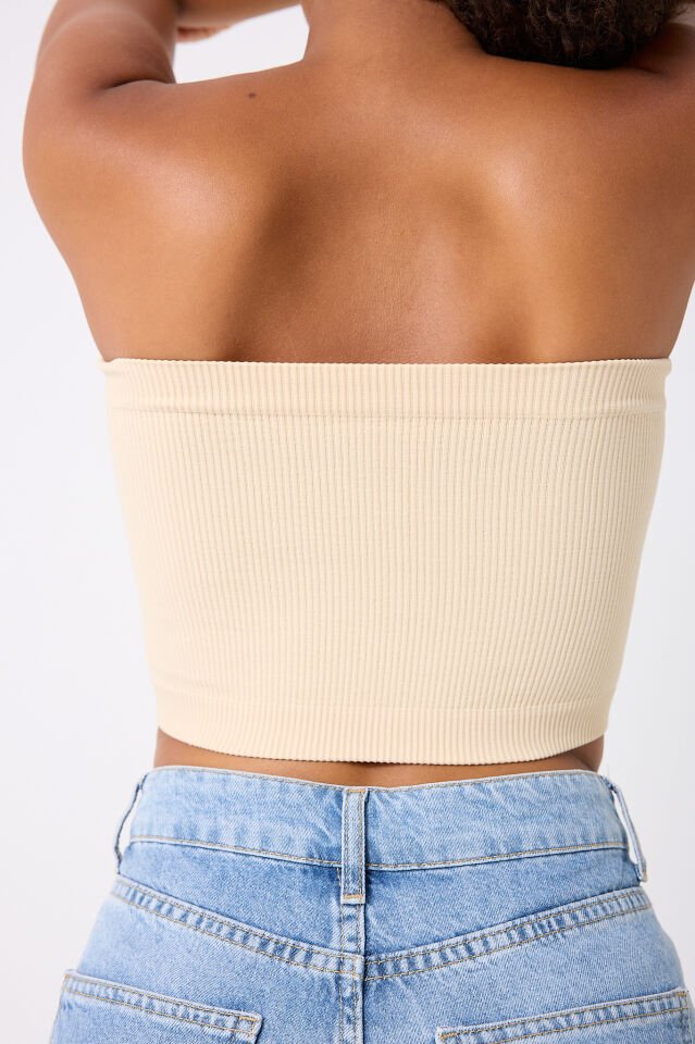 Straplez Crop Top