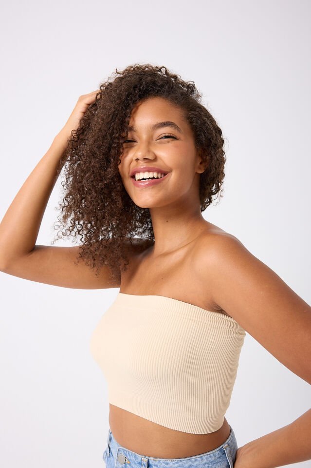 Straplez Crop Top