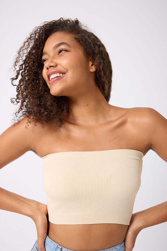 Straplez Crop Top