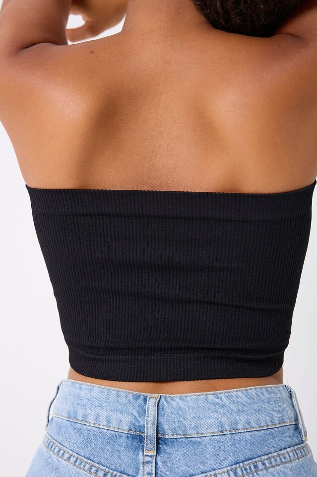 Straplez Crop Top