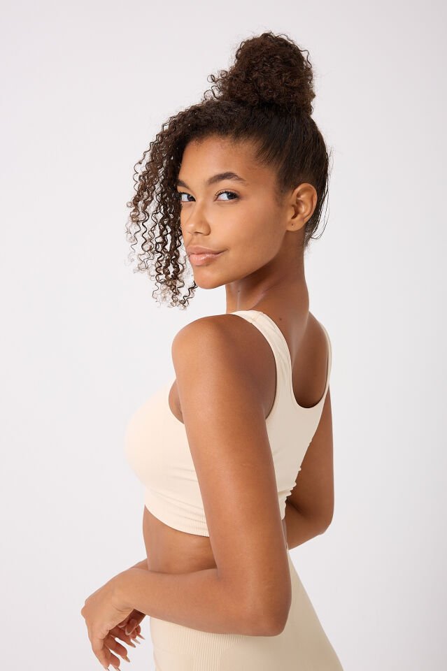 3'lü Kadın Dikişsiz Kalın Askılı Esnek Pedli Büstiyer