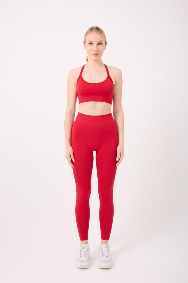 Kadın Dikişsiz Boyundan Geçirmeli Spor Büstiyer