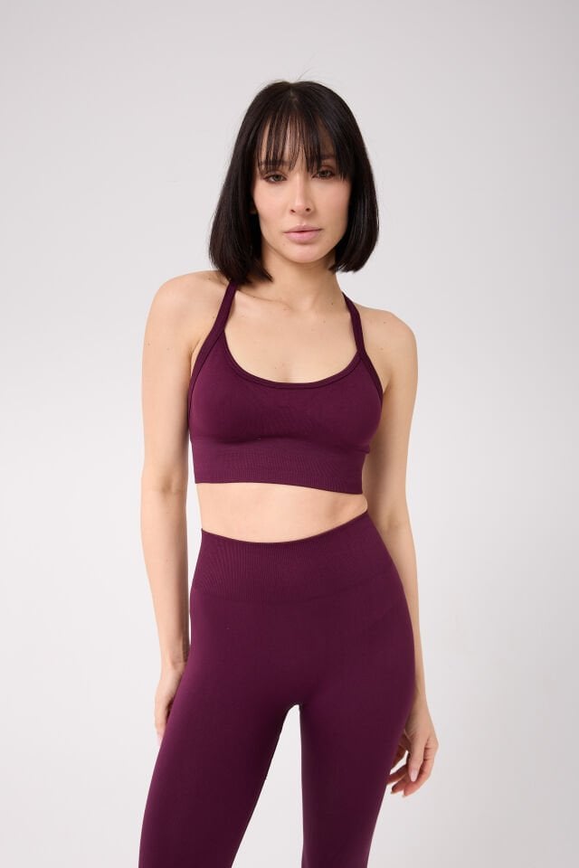 Kadın Dikişsiz Boyundan Geçirmeli Spor Büstiyer