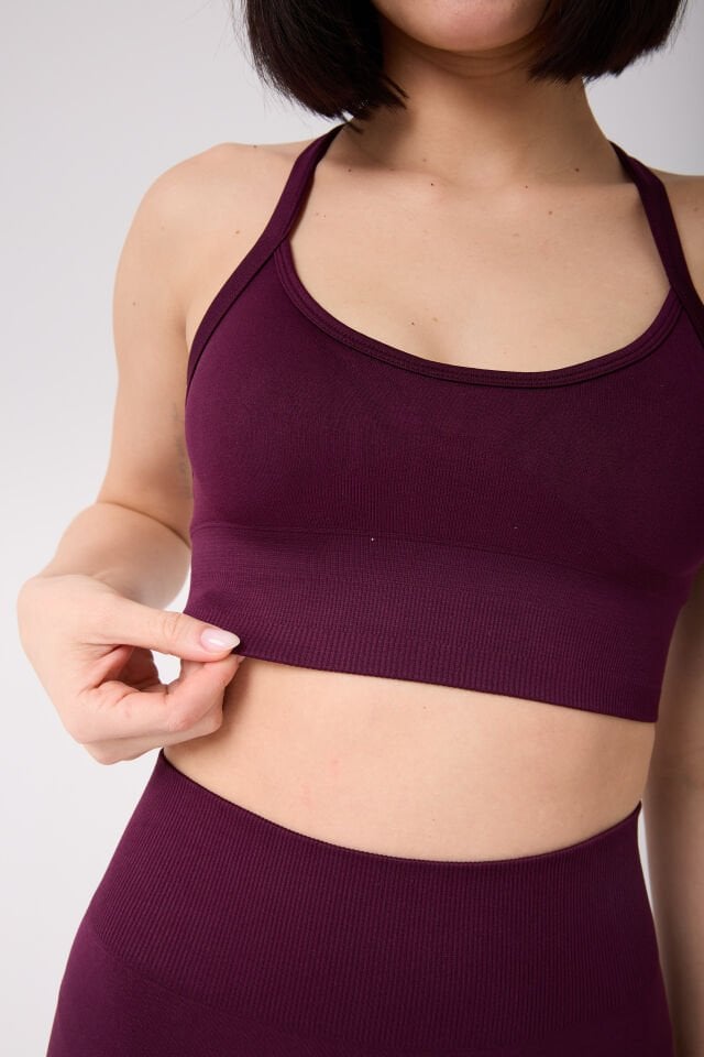 Kadın Dikişsiz Boyundan Geçirmeli Spor Büstiyer