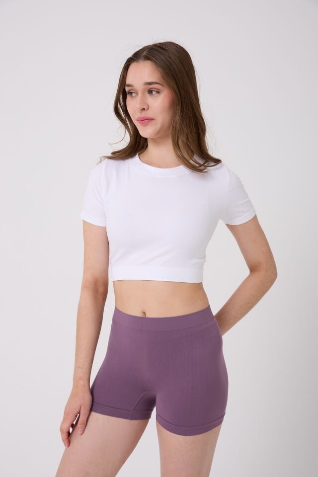 Dikişsiz Basic Kadın Boxer