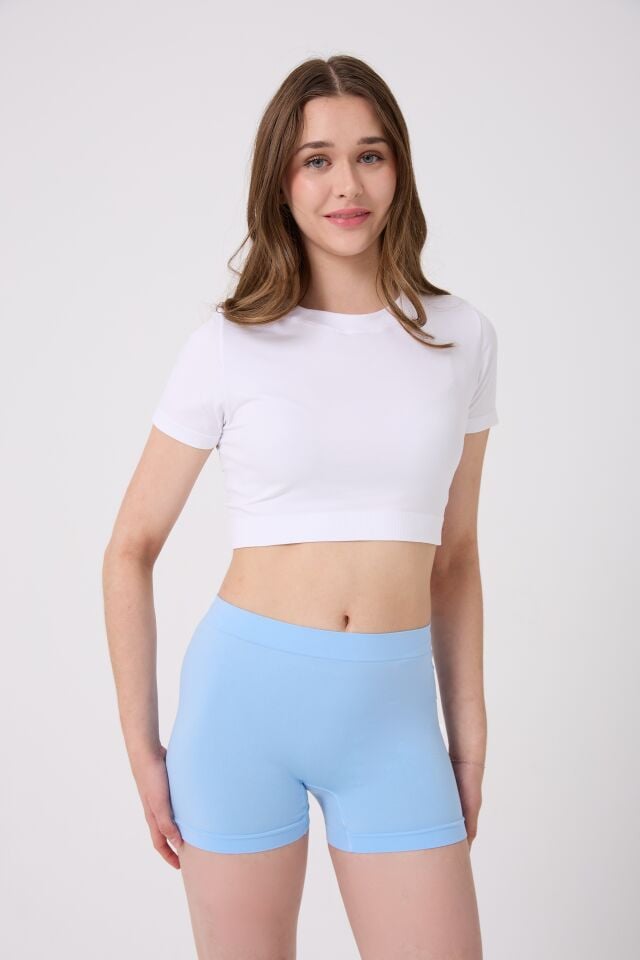 Dikişsiz Basic Kadın Boxer