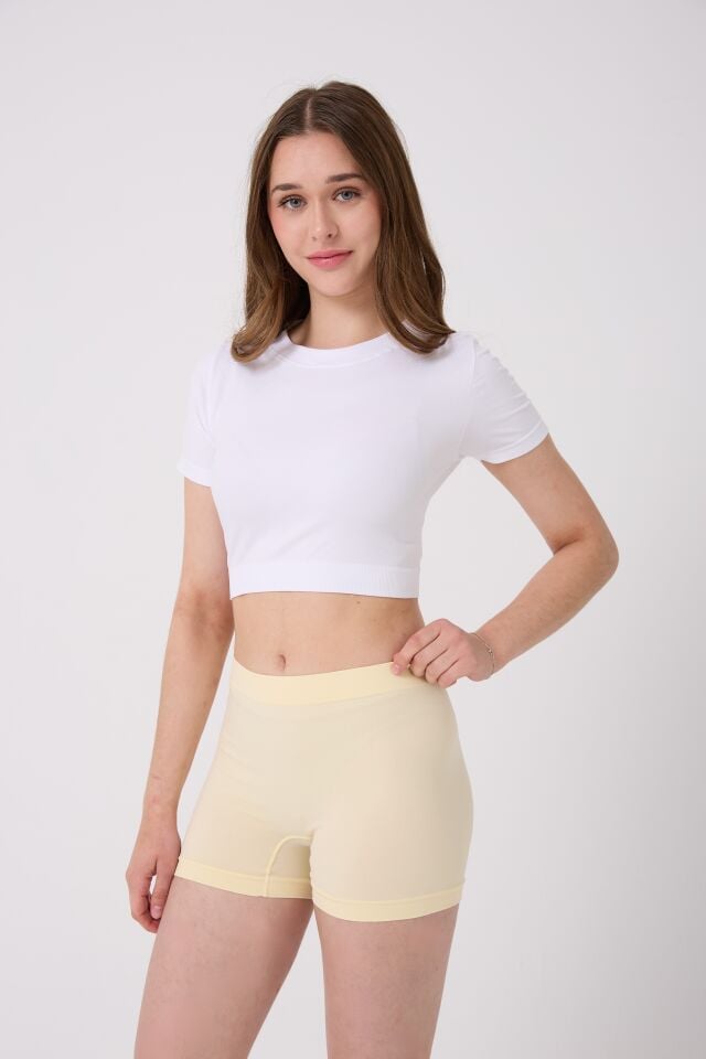 Dikişsiz Basic Kadın Boxer