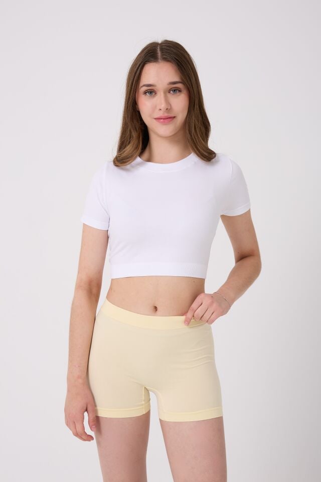 Dikişsiz Basic Kadın Boxer