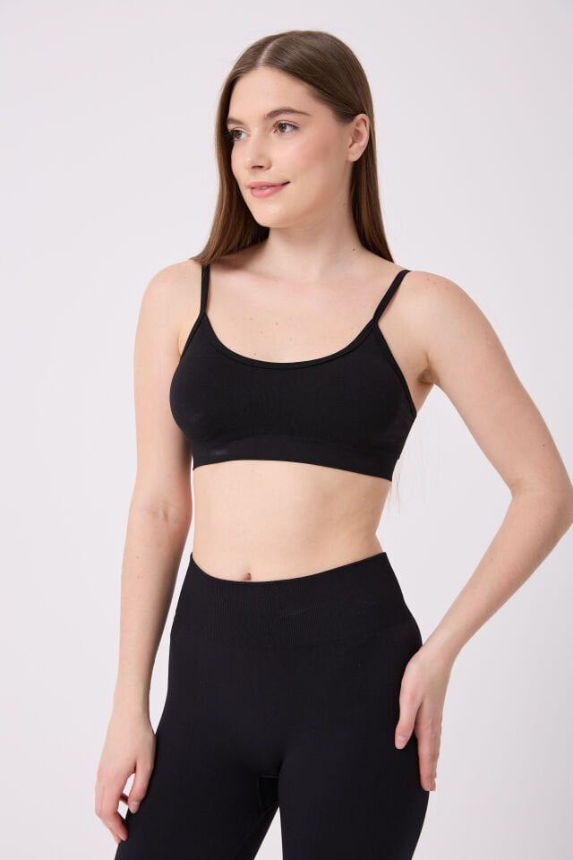 İrin Model İnce Askılı Pedli Toparlayıcı Spor Büstiyer