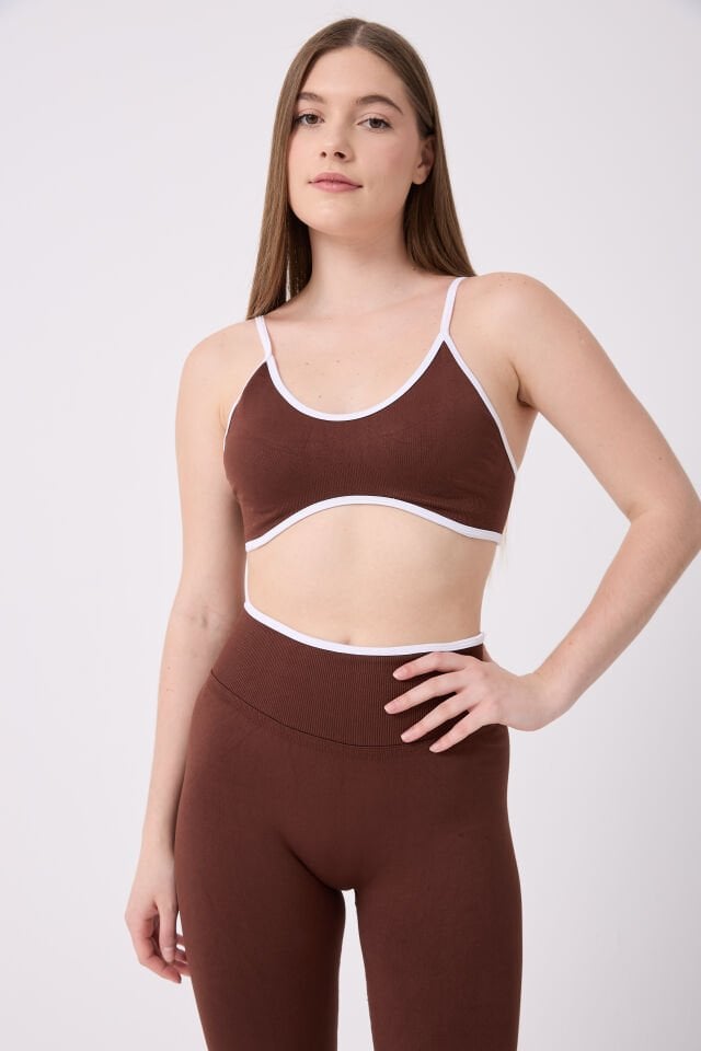 CoreLine Biye Detaylı Seamless Spor Bra